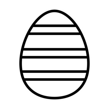 Çizgili çizgili Paskalya yumurtası