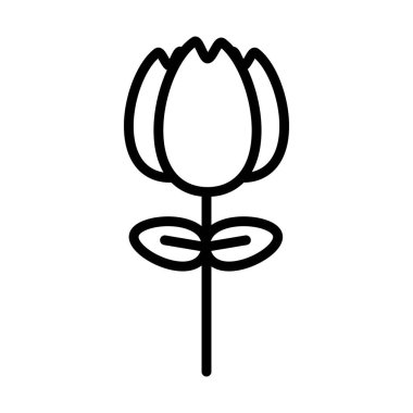 Güzel gül bahçesi bahar çizgisi tarzı