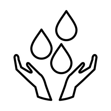 Su damlası ekolojisi olan eller