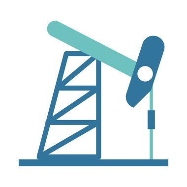 sondaj tesisi izole edilmiş simgesi