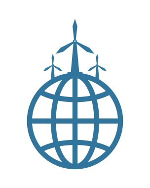 windmill energy environmental in sphere planet