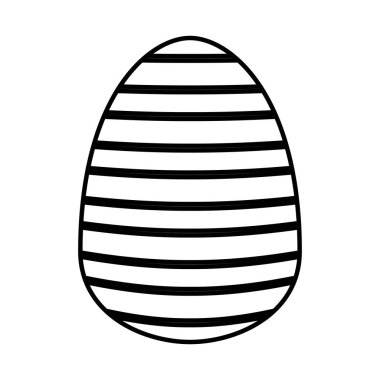 Düz çizgili Paskalya yumurtası