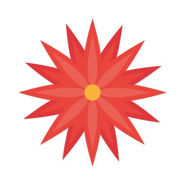 Güzel çiçek doğa izole edilmiş ikon