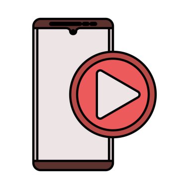 çalma düğmesi ortam oynatıcısı ile akıllı telefon