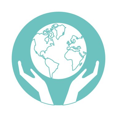 Dünya gezegeniyle el ele tutuşun