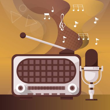 radyo ve mikrofon eski aygıtlar