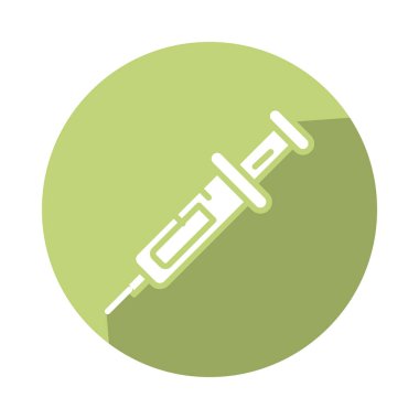 İlaç enjeksiyonu uyuşturucu engelleme biçimi simgesi