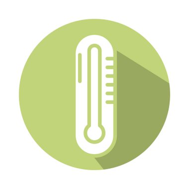 tıbbi termometre araç blok biçimi simgesi