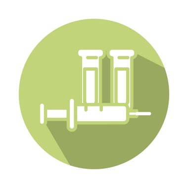 İlaç enjeksiyonu uyuşturucu engelleme biçimi simgesi