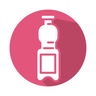 Plastik şişe su bloğu tarzı simge