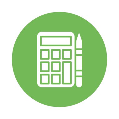 hesap makinesi matematik aygıtı izole edilmiş simge