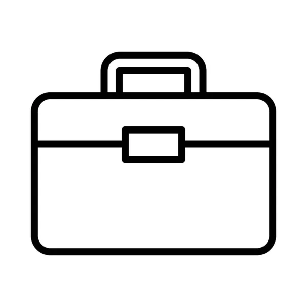 포트폴리오 서류 가방 문서, 고립된 아이콘 — 스톡 벡터