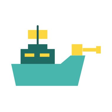 askeri güç hattı ve biçim simgesini doldur