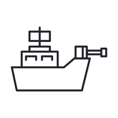 askeri güç hattı ve biçim simgesini doldur