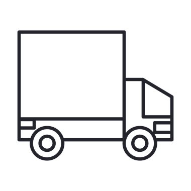 askeri güç kamyon hattı ve biçim simgesini doldur