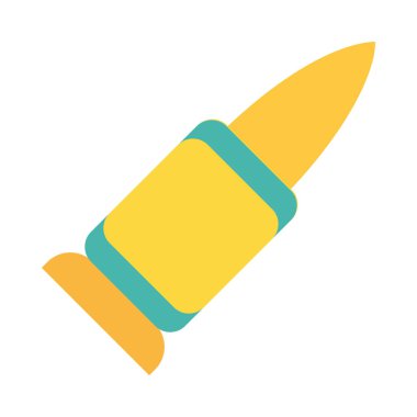 roket askeri güç hattı ve biçim simgesini doldur