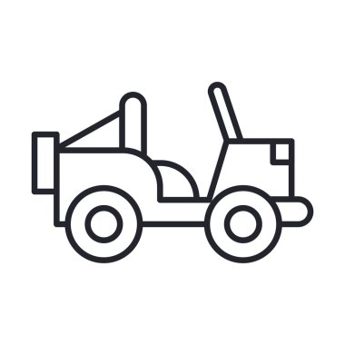 askeri cip hattı ve biçim simgesini doldur