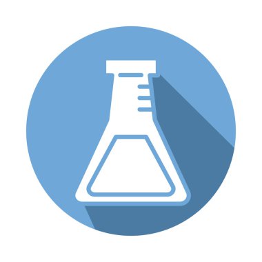 tıbbi tüp test laboratuvarı blok biçim simgesi