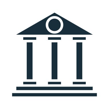 banka binası ön cephe siluet biçimi