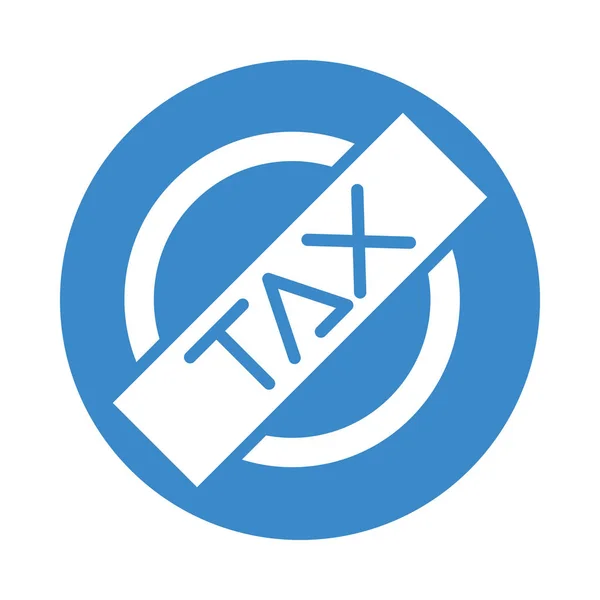 Εικονίδιο σφραγίδας φορολογικής υποχρέωσης — Διανυσματικό Αρχείο