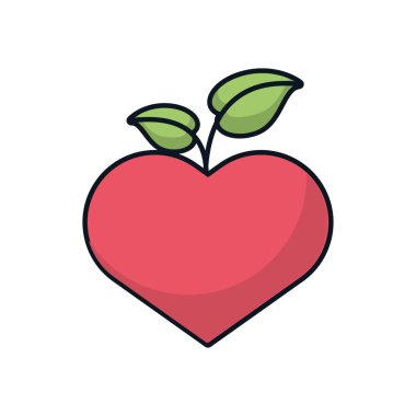 Yapraklar kalp ekolojisi