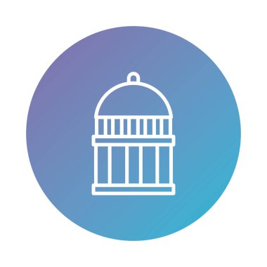 bank building facade degraded style