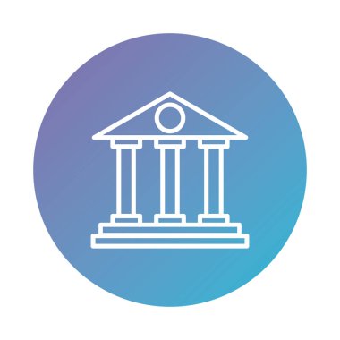 bank building facade degraded style