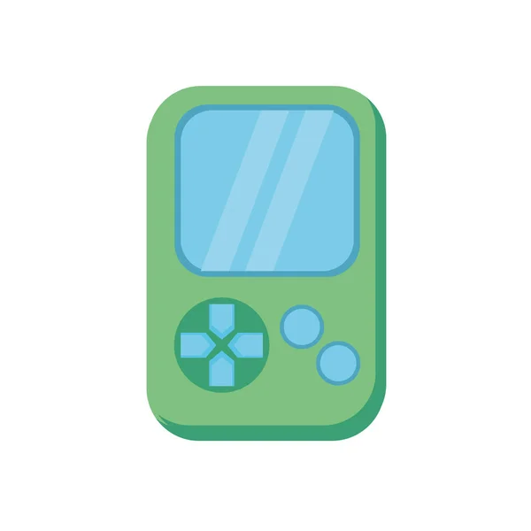 Video game child toy flat style icon — Stock vektor