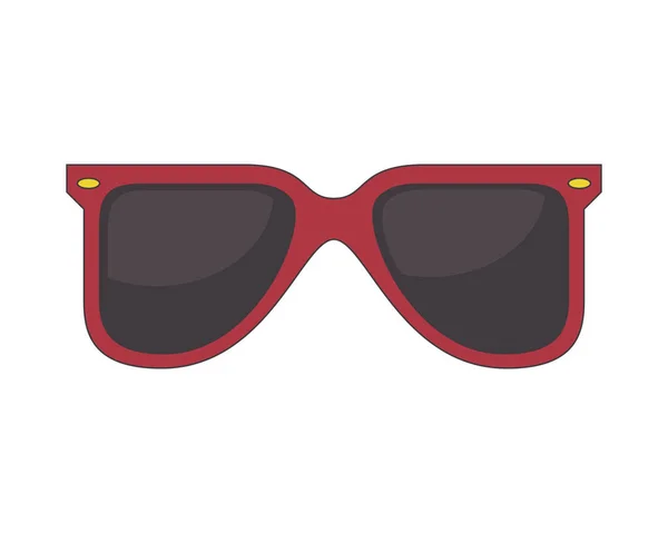 Літні сонцезахисні окуляри мода аксесуар значок — стоковий вектор