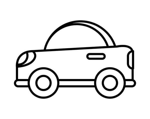 Car child toy flat style icon — ストックベクタ