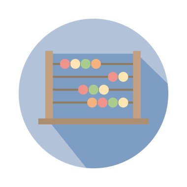 abacus çocuk oyuncak blok biçimi simgesi