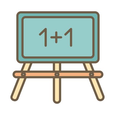 Sayılar blok biçimi olan karatahta