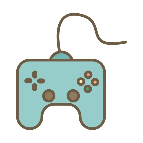 Video game control block style icon — Stockvektor