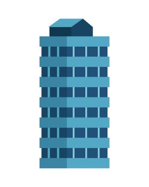 Pencereleri izole edilmiş simgeye sahip bina