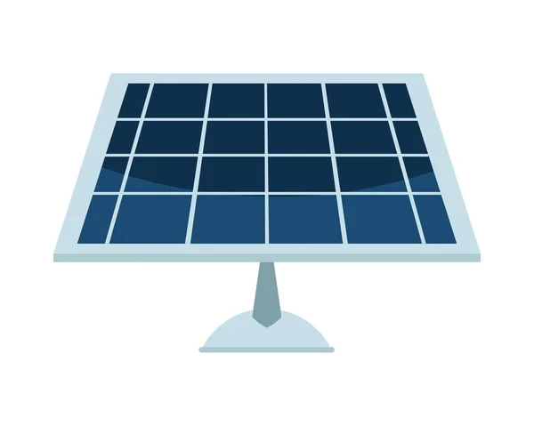 Solar panel device isolated icon — 스톡 벡터