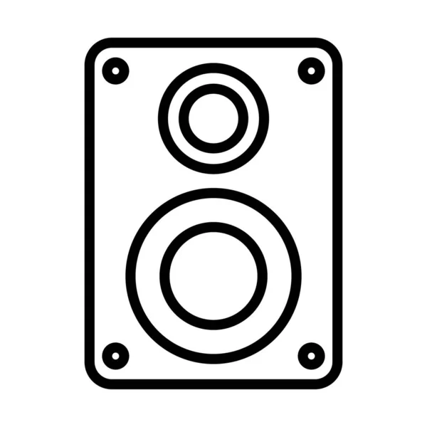 Sound speaker audio device icon — Stock Vector