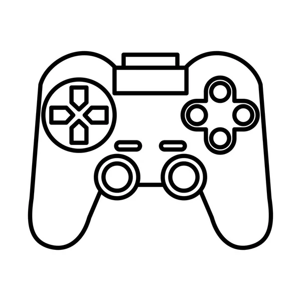 Ícone de estilo plano de controle de vídeo game —  Vetores de Stock