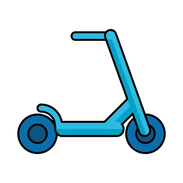 Skate board toy flat style icon — Stock Vector