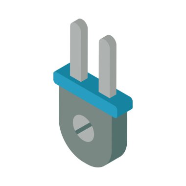 enerji bağlantısı tıkaç simgesi izole edildi