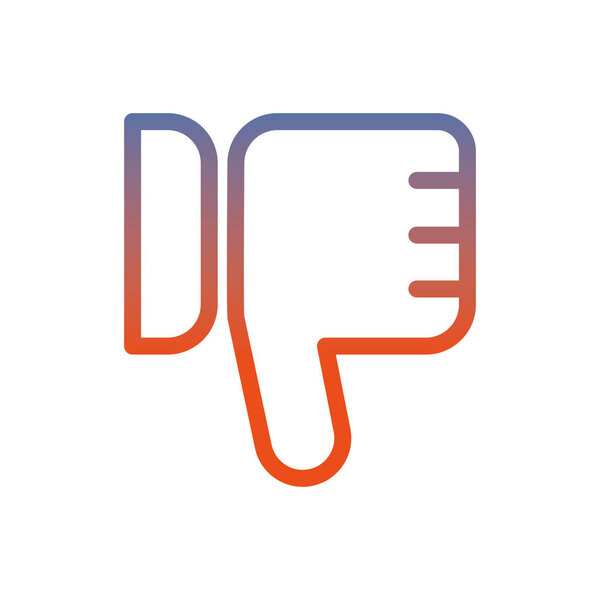 рука не любит значок социальных сетей
