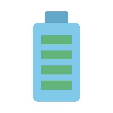 Pil seviyesi izole güç simgesi