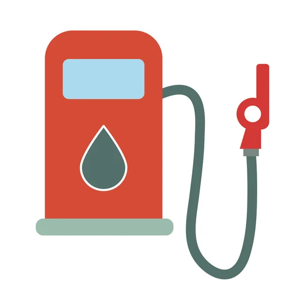 Aceite de servicio de estación aislado icono — Vector de stock