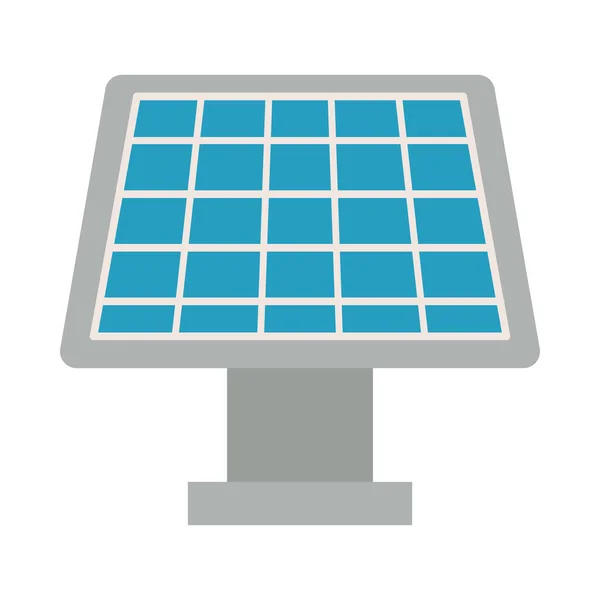 Solar panel device isolated icon — 스톡 벡터