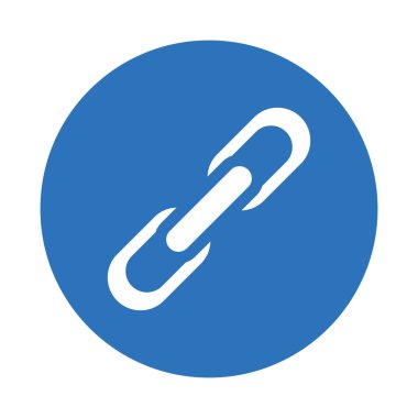 İzole edilmiş bağlantı sembolü tasarımı simgesi