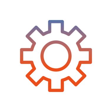 dişli ayarları izole edilmiş simgeyi ayarla