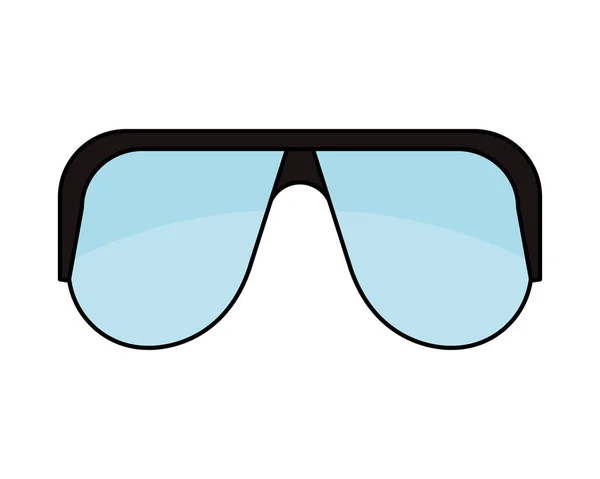 Occhiali occhiali di protezione icona isolata — Vettoriale Stock