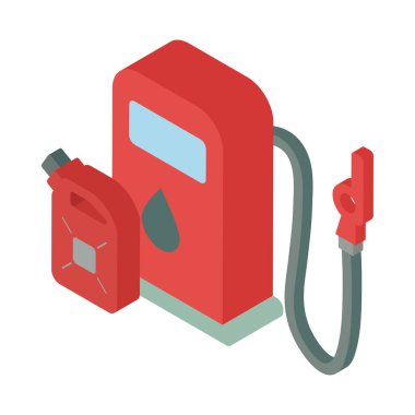 istasyon servis yağı izole edilmiş simgesi