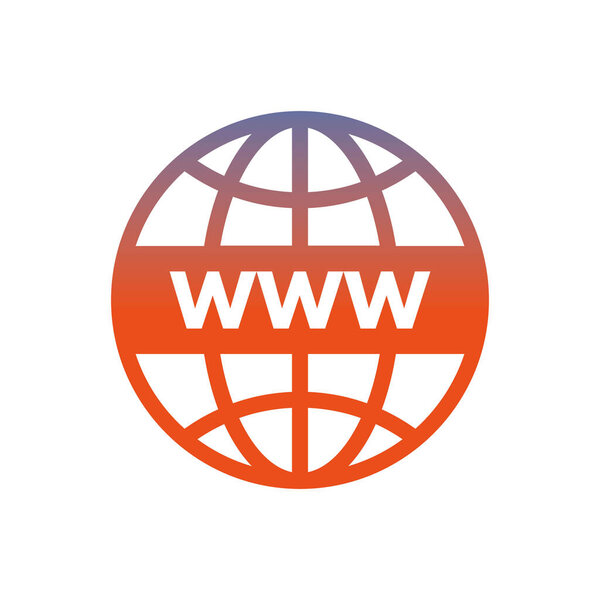 sphere browser globe isolated icon