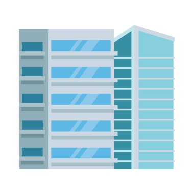 Pencereleri izole edilmiş simgeye sahip bina