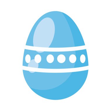 Yumurta boyalı Paskalya dekorasyon simgesi